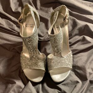 Stuart Weitzman Sparkle Heels - W US 6.5-7.5
